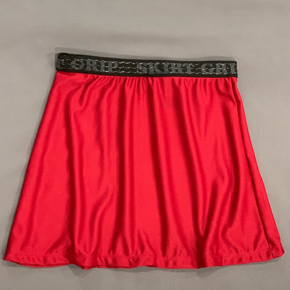 Skirt Grip - The Athletic Skirt - Red Mesh Skirt